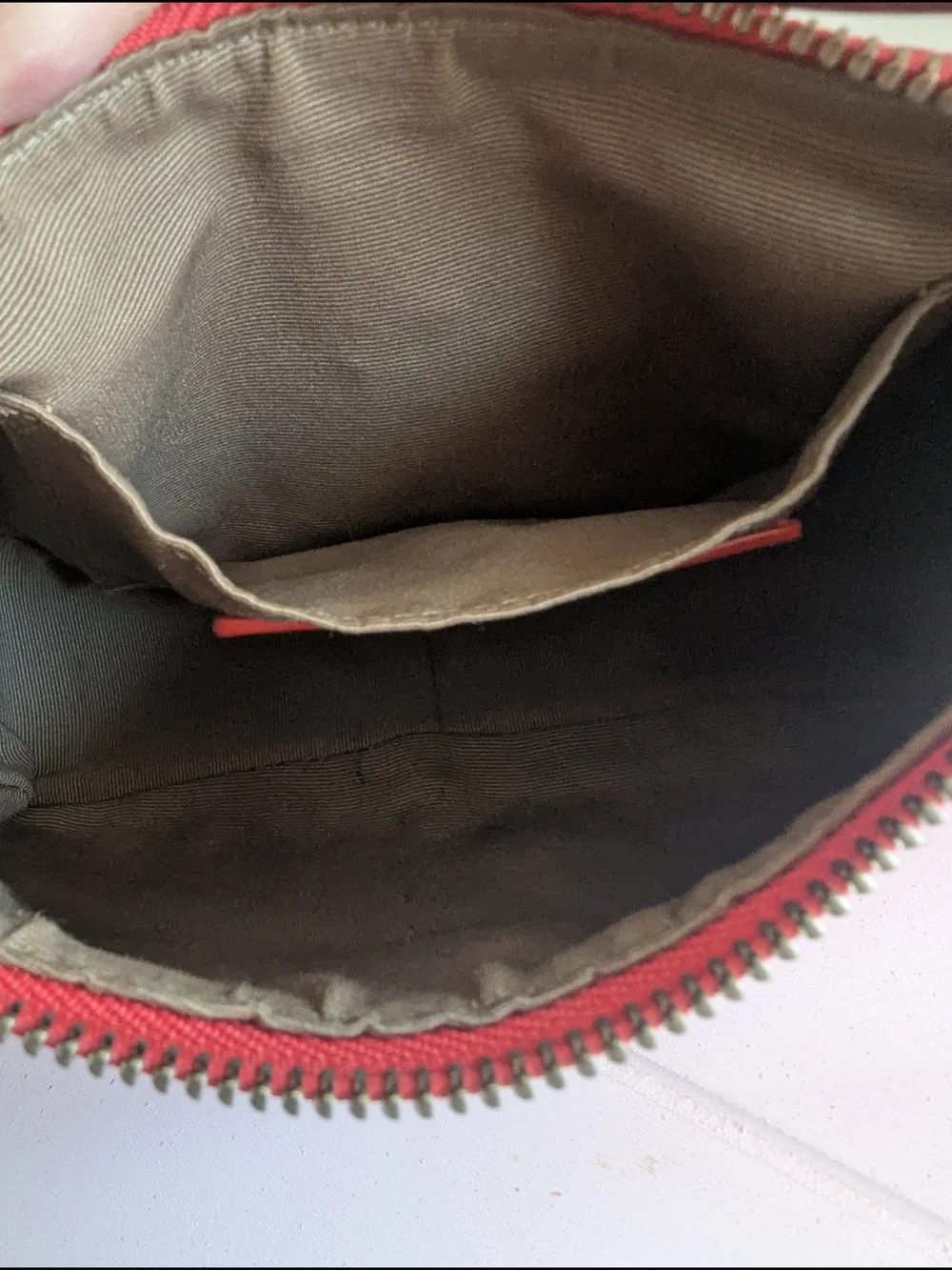 Coach Y2K Coral Red Demi Buckle Mini Shoulder Bag